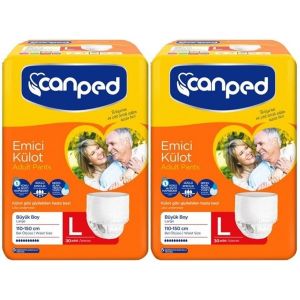 Canped Emici Külot Hasta Bezi Büyük Boy - Medikaltec Canped Emici Külot Hasta Bezi Büyük Boy Large Adet Eko Paket…