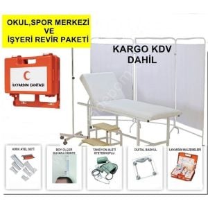 Muayene Odası Malzemeleri İŞYERİ REVİR M - Medikaltec Muayene Odası Malzemeleri Medikaltec7715 - Görsel 1 (Ön görünüm)
