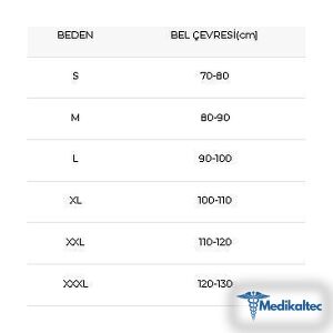 Medikaltec W422 Göbek Fıtığı Korsesi SMALL 16 Cm Medikaltec1149 - Görsel 3 (Ön görünüm)