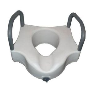 Klozet Yükseltici Kulplu İthal KapaksızK - Medikaltec Klozet Yükseltici Kulplu İthal Kapaksız