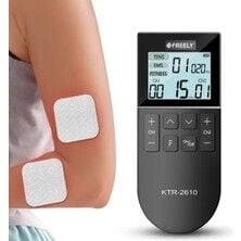 KTR2610 Tens + Ems + Fıtness 2 Kanallı Portatif Fizik Şarjlı Tens Cihazı Fizyoterapi Masaj