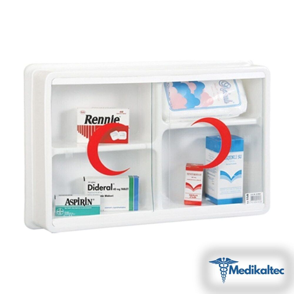 New Ecza Dolabı (ilk Yardım Dolabı) 22916s Yeni Medikaltec2181 - Görsel 1 (Ön görünüm)