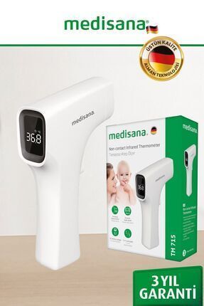 Medikaltec Alından Temassız Kızılötesi U - Medikaltec Alından Temassız Kızılötesi Uzaktan Ateş Ölçer 3 Yıl GarantiliYüksek Ateş Uyarılı
