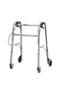 Medikaltec A-1022 Walker Dört Tekerlekli Frenli Katlanır Yürüteç