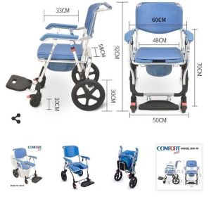 Medikaltec Banyo Ve Tuvalet Özellikli Tekerlekli Sandalye