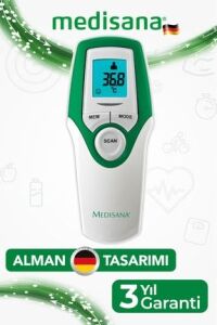 Medikaltec Infrared Thermometer Dijital  - Medikaltec Infrared Thermometer Dijital Uzaktan Temassız Ateş Ölçer 48610Alman Tasarım