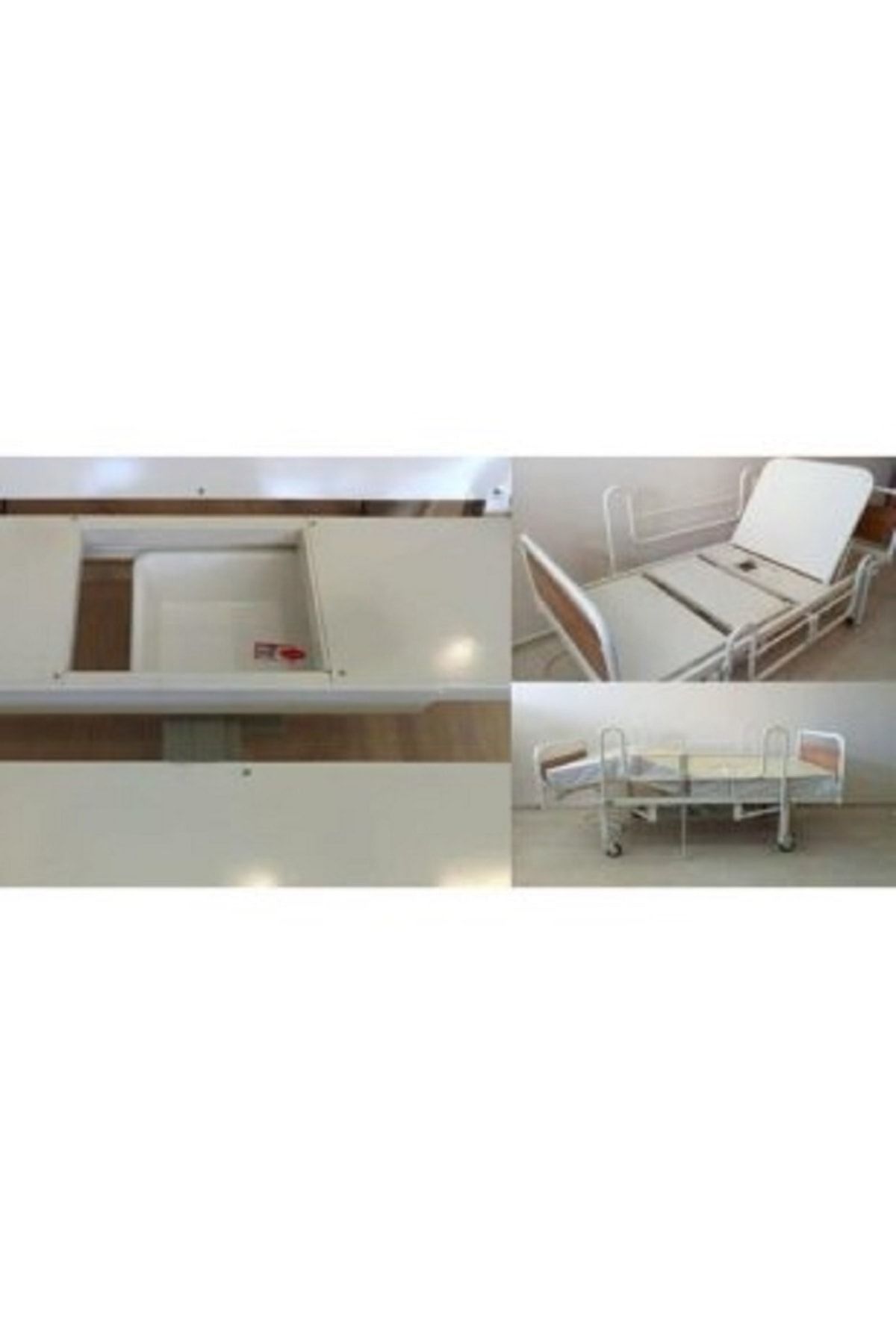 Medikaltec Lazımlıklı Wc Hasta Karyolası Yatak Dahil 2 Motorlu Tuvaletli Karyola Medikaltec3193 - Görsel 1 (Ön görünüm)