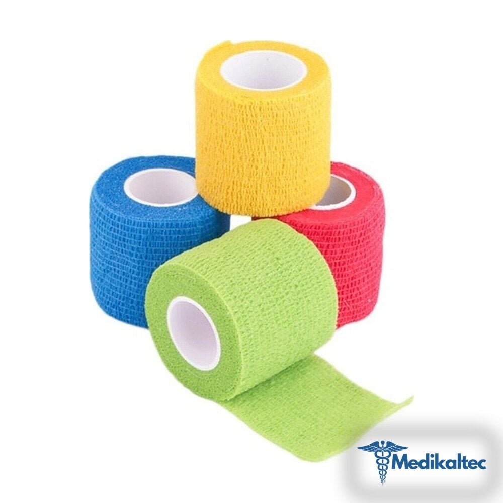 Medikaltec Kendinden Yapışkanlı Coban Bandaj - 7,5cmx4,5m - Mavi Medikaltec2194 - Görsel 1 (Ön görünüm)