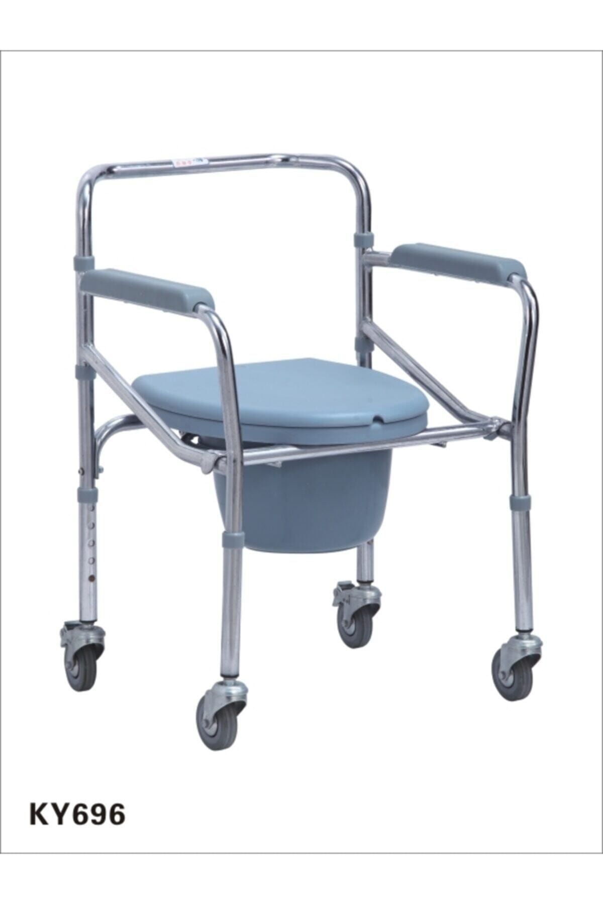 Medikaltec Tekerlekli Klozet Yükseltici Ky696 Medikaltec4195 - Görsel 1 (Ön görünüm)