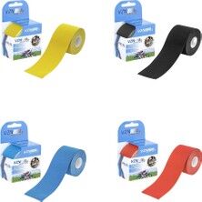 Medikaltec Sport Tape Sarı Renk Kinezyo  - Medikaltec Sport Tape Sarı Renk Kinezyo Sporcu Bandı 4 Renk ( Siyah, Mavi, Kırmızı, Sarı)