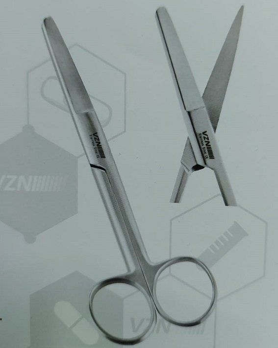 Vzn Düz Makas 14,5 cm - Medikaltec Düz Makas