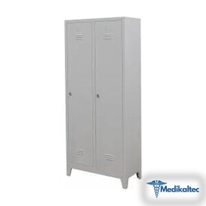 Medikaltec İki Kapılı Soyunma Dolabı İki Bölmeli - Görsel 2
