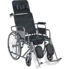 608GC Manuel Lazımlıklı Tekerlekli Sanda - Manuel Lazımlıklı Tekerlekli Sandalye