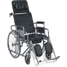 608GC Manuel Lazımlıklı Tekerlekli Sanda - Manuel Lazımlıklı Tekerlekli Sandalye