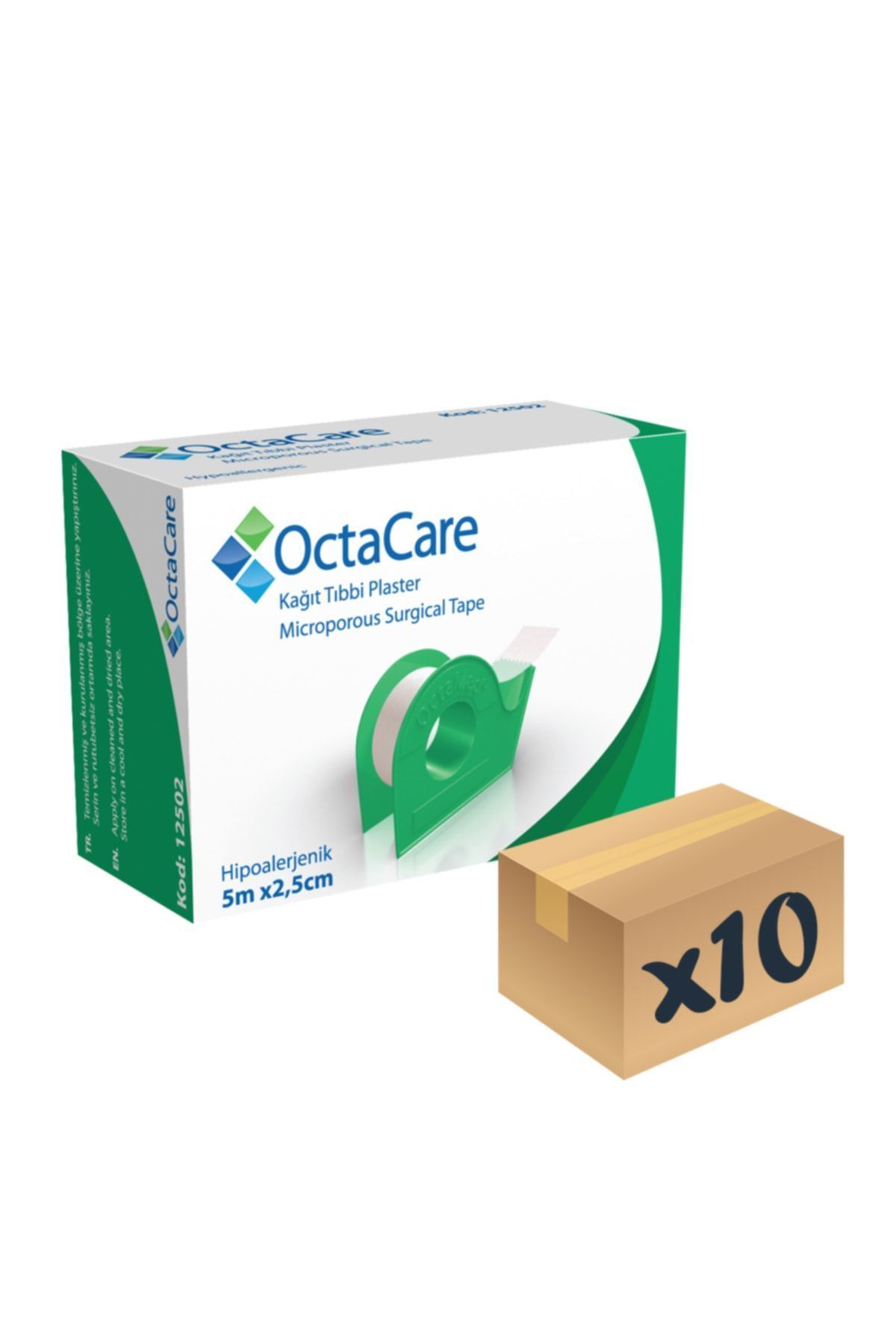 Medikaltec Kağıt Tıbbi Plaster 10 Adet 5m X 2,5cm Medikaltec2209 - Görsel 1 (Ön görünüm)