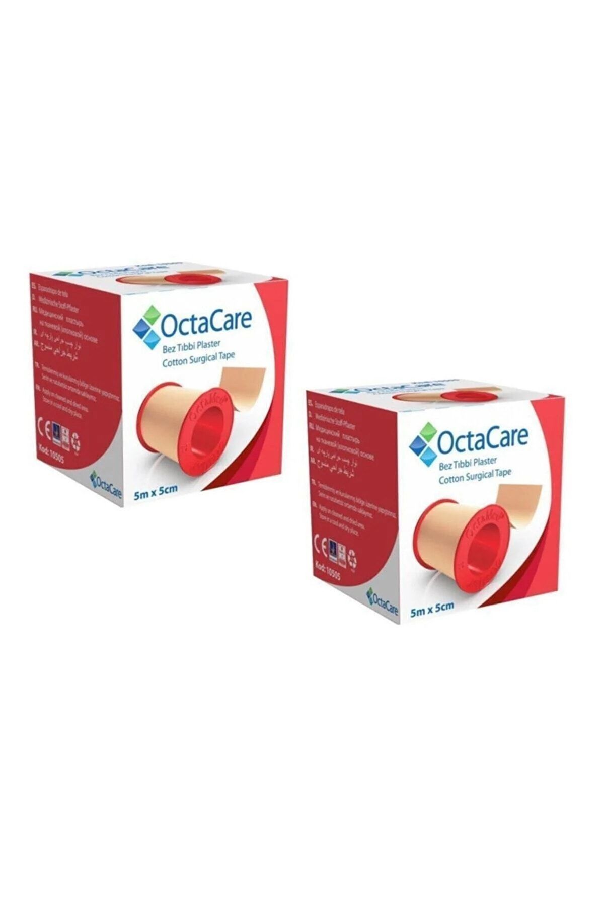 Medikaltec Bez Tıbbi Plaster 2 Adet 5m X 5cm Medikaltec2211 - Görsel 1 (Ön görünüm)