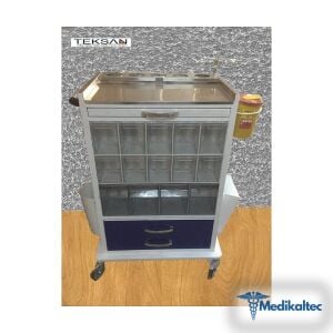 Acil Arabası Çekmece Altta - Medikaltec Acil Arabası Çekmece Altta Medikaltec7772 - Görsel 1 (Ön görünüm)