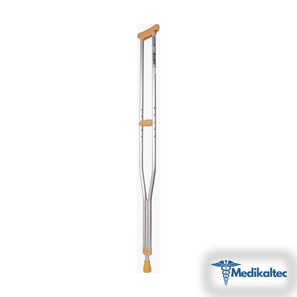 Medikaltec Alüminyum Koltuk Altı Değneği Small (ithal - 2 Adet) Medikaltec3213 - Görsel 1 (Ön görünüm)