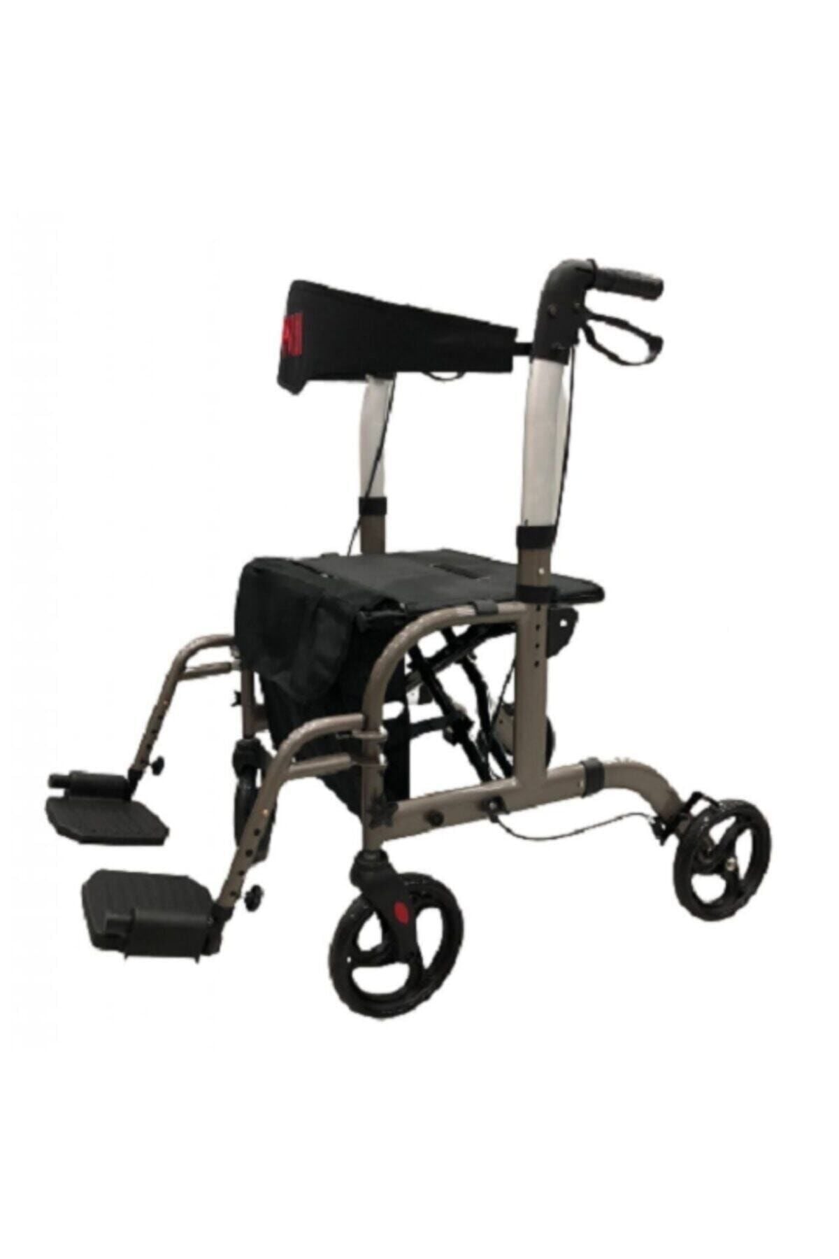 Medikaltec Lüx Tekerlekli Yürüteç Rollatör Walker Medikaltec4213 - Görsel 1 (Ön görünüm)