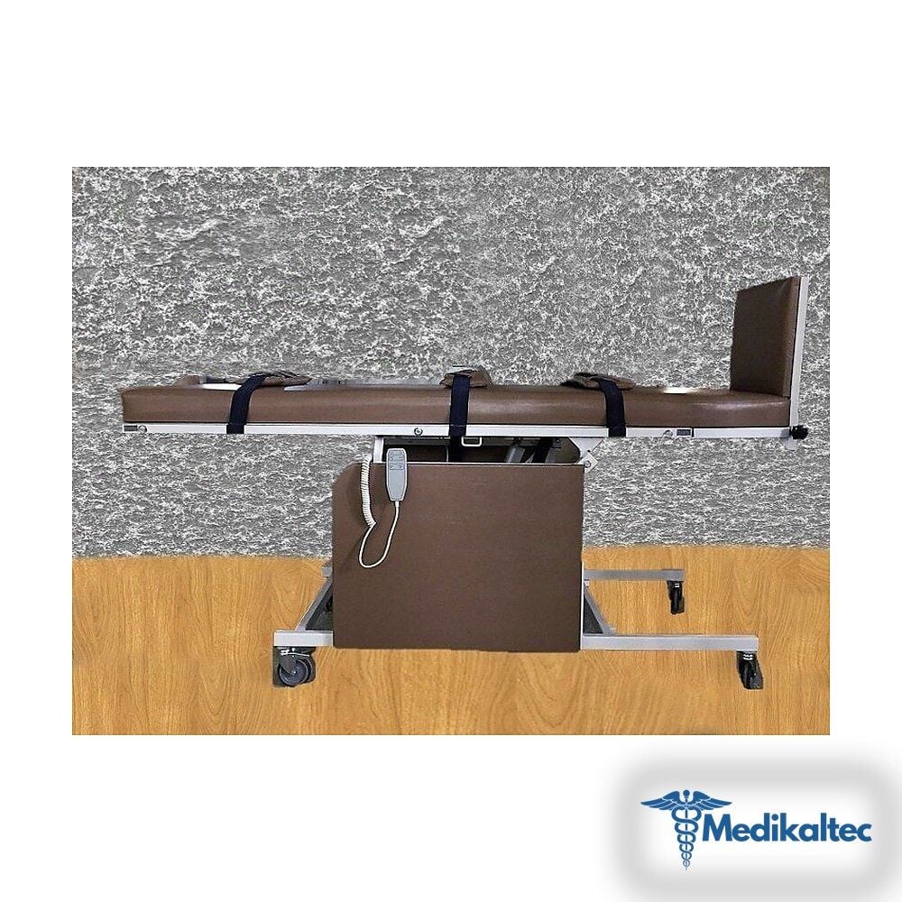 Tilt Table Tek Motorlu Masa hastayı yata - Medikaltec Tilt Table Tek Motorlu Medikaltec7776 - Görsel 1 (Ön görünüm)