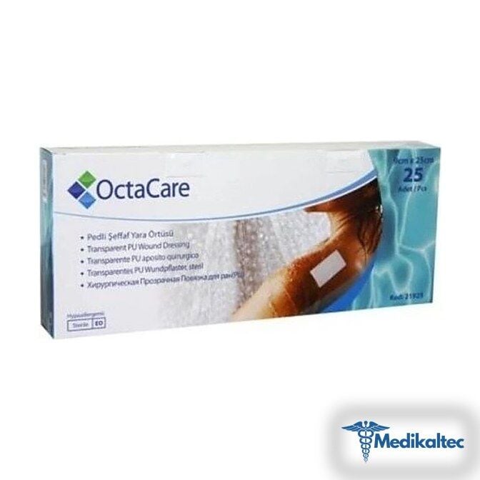 Medikaltec Şeffaf Su Geçirmez Yara Örtüsü 9cm X 25cm 25 Adet Tekli Steril Paket Medikaltec2217 - Görsel 1 (Ön görünüm)