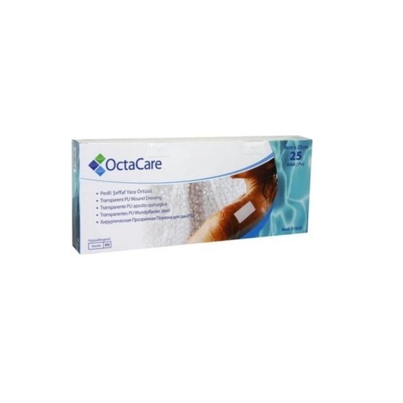 Medikaltec Şeffaf Su Geçirmez Yara Örtüsü 9cm X 25cm 25 Adet Tekli Steril Paket Medikaltec2217 - Görsel 1 (Ön görünüm)
