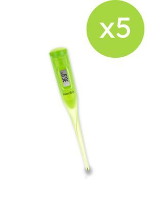 Medikaltec Dijital Ateş Ölçer Termometre - Medikaltec Dijital Ateş Ölçer Termometre Özel Koruma Kaplı5'li Set: Mt60