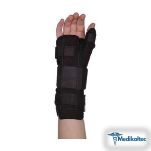 Medikaltec Baş Parmak Destekli El Bilek Splinti SOL EL Medikaltec1236 - Görsel 1 (Ön görünüm)