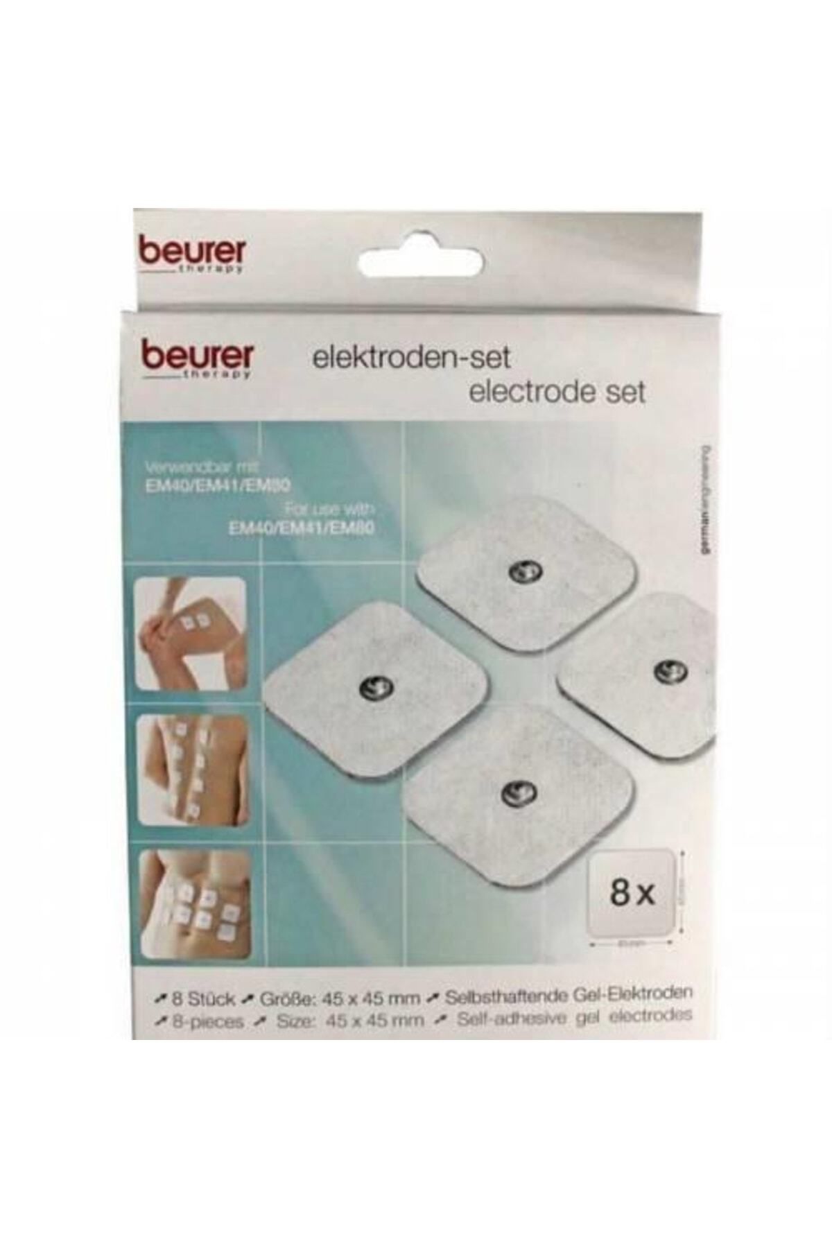 Medikaltec Tens Cihazı 8'li Elekt.em 41,em 49, Em 80, Em 95 Için