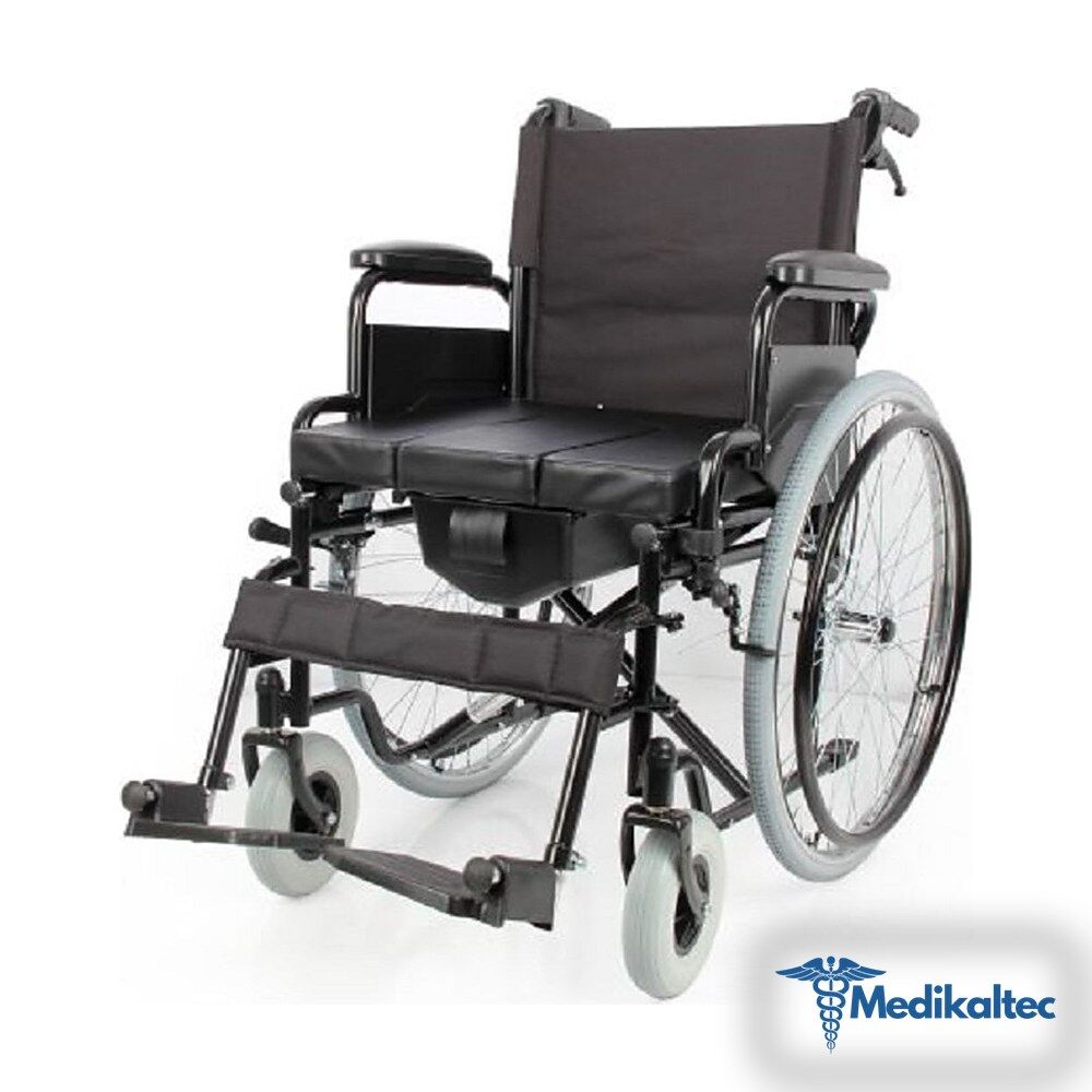 Medikaltec Klozetli Manuel Tekerlekli Sandalye Medikaltec3251 - Görsel 1 (Ön görünüm)