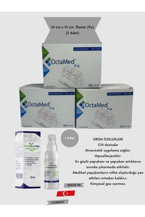 Medikaltec 10m*10 Cm (3 adet) Flaster Sö - Medikaltec 10m* Cm (3 adet) Flaster Sökücü (1 Adet) Esnek Tıbbi Flaster