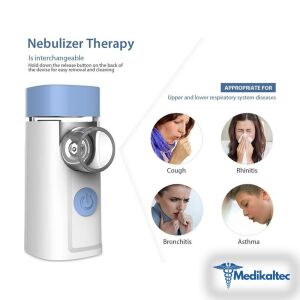 Medikaltec Air Pro 3 Mini Mesh Nebulizatör Nebul Tasınabilir Sessiz Nebulizatör Medikaltec4263 - Görsel 4 (Ön görünüm)