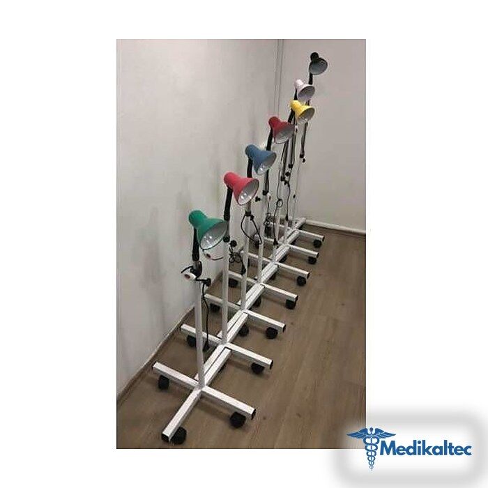 Medikaltec Seyyar Muayene Lambası Reflektör 4 Tekerlekli Boy Ayarlı Işık Kaynağı - Görsel 1