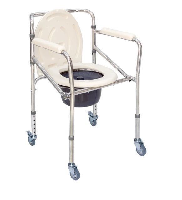Comfort Plus KY696 Tekerlekli Kovalı Kom - Medikaltec Tekerlekli Kovalı Komot