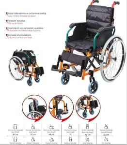 Poylin P980 Çocuk SandalyesiHafif ve taş - Medikaltec Çocuk Sandalyesi Medikaltec6643 - Görsel 1 (Ön görünüm)