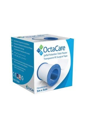 Medikaltec Polietilen Tıbbi Flaster - 5m - Medikaltec Polietilen Tıbbi Flaster - 5m x 5 cm (TEKLİDİR) Octacare Şeffaf