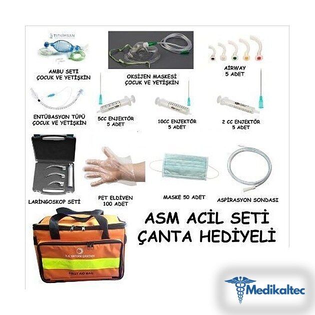 Medikaltec ASM Acil Müdahale Seti Çanta Hediyeli - Görsel 1
