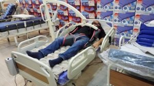 Medikaltec Motorlu Hasta Taşıma Kaldırma Lifti Elektrikli vinç