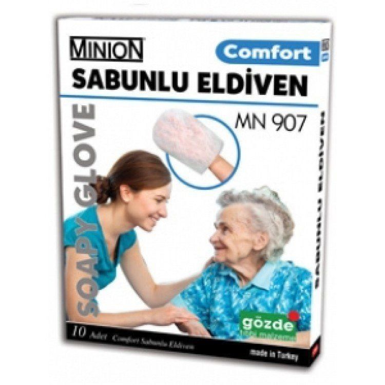 Minion Sabunlu Eldiven 10 Adet Sabunlu E - Medikaltec Minion Sabunlu Eldiven Adet