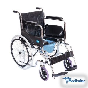 Medikaltec Comfort Plus DM-680 Tuvalet Özellikli Tekerlekli Sandalye - Görsel 1