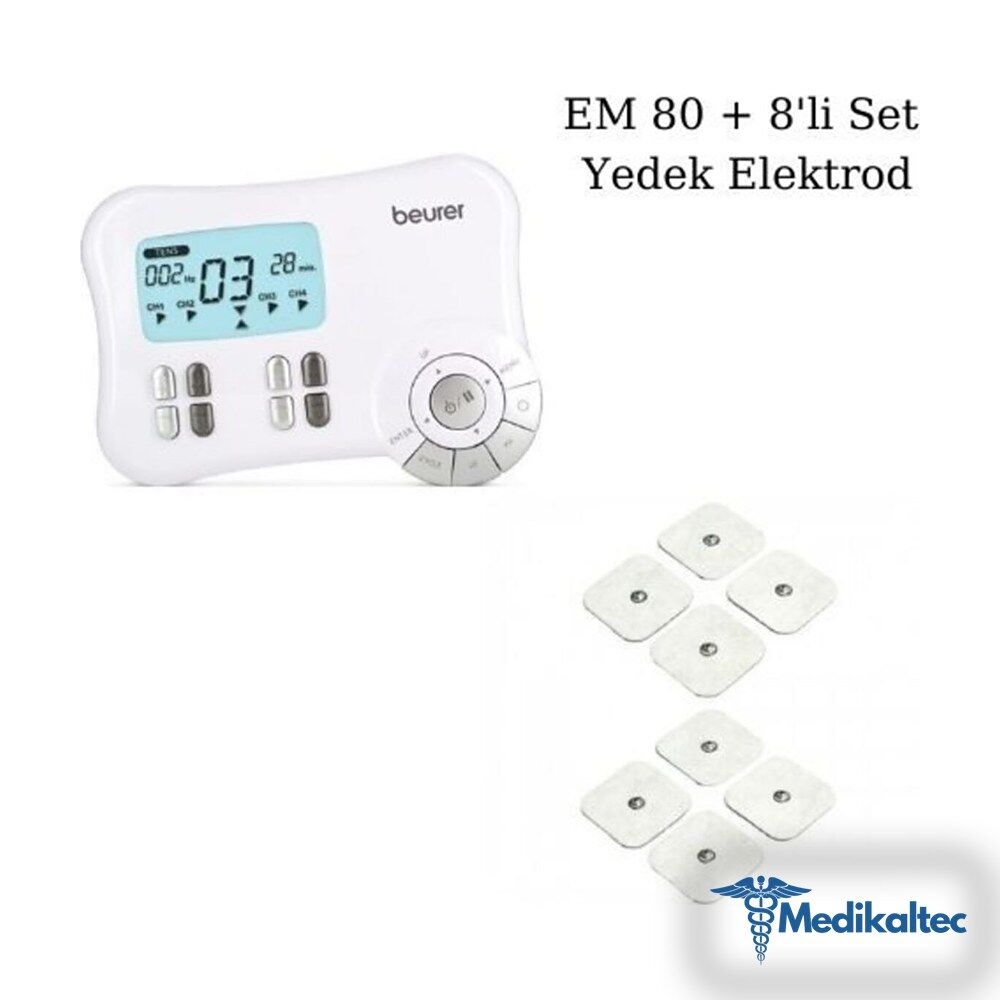 Medikaltec Em 80 Kaslar Için Terapi Masaj Ems Cihazı Ve 8'li Set Yedek Elektrodlar Medikaltec3281 - Görsel 1 (Ön görünüm)