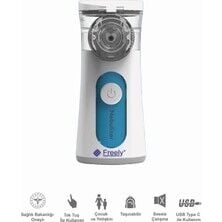 Un300 Taşınabilir Mesh Nebulizatör Yeni  - Un300 Taşınabilir Mesh Nebulizatör Yeni Şarj Edilebilir Batarya