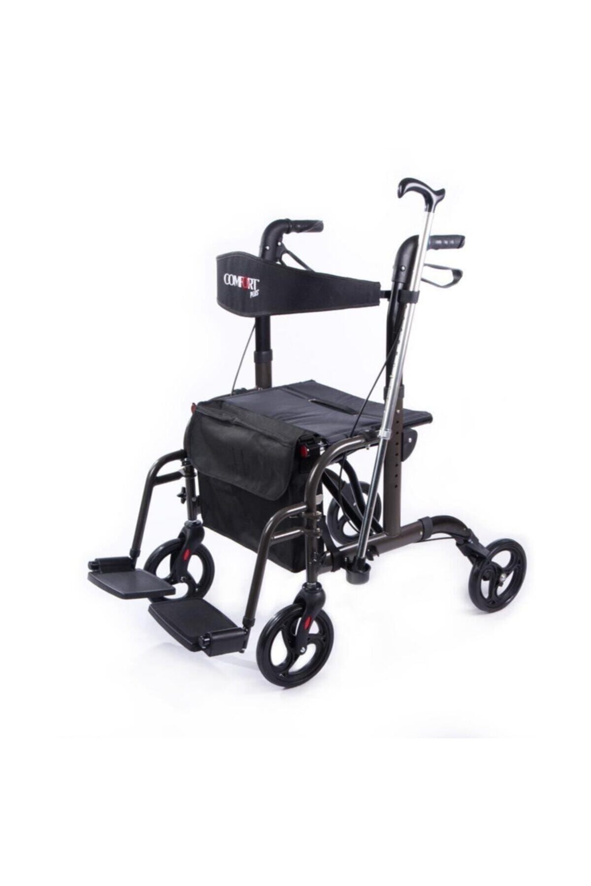 Medikaltec İthal Lüx Ayak Pedallı Alüminyum Rolatör Yürüteç Bz9124a Medikaltec4306 - Görsel 1 (Ön görünüm)