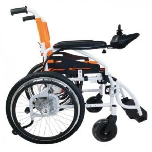 Medikaltec P200C Katlanabilir Çocuk Akülü Tekerlekli Sandalye Medikaltec1302 - Görsel 2 (Ön görünüm)
