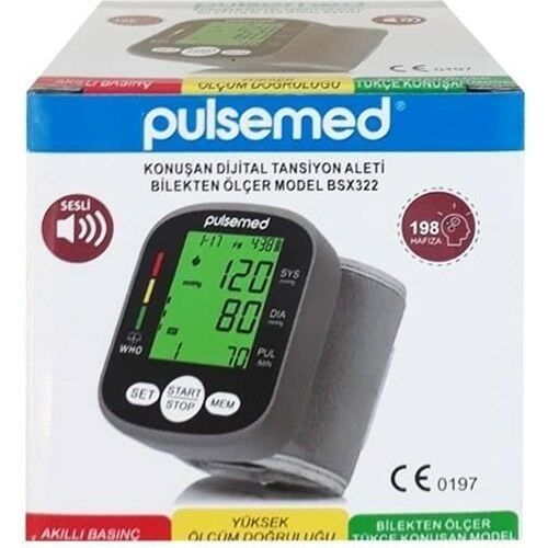 Medikaltec Konuşan Bilekten Dijital Tansiyon Aleti BSX322 Medikaltec1305 - Görsel 1 (Ön görünüm)