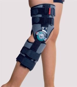 W516 Kısa Butonlu Açı Ayarlı Dizlik 38 C - Medikaltec Kısa Butonlu Açı Ayarlı Dizlik Cm