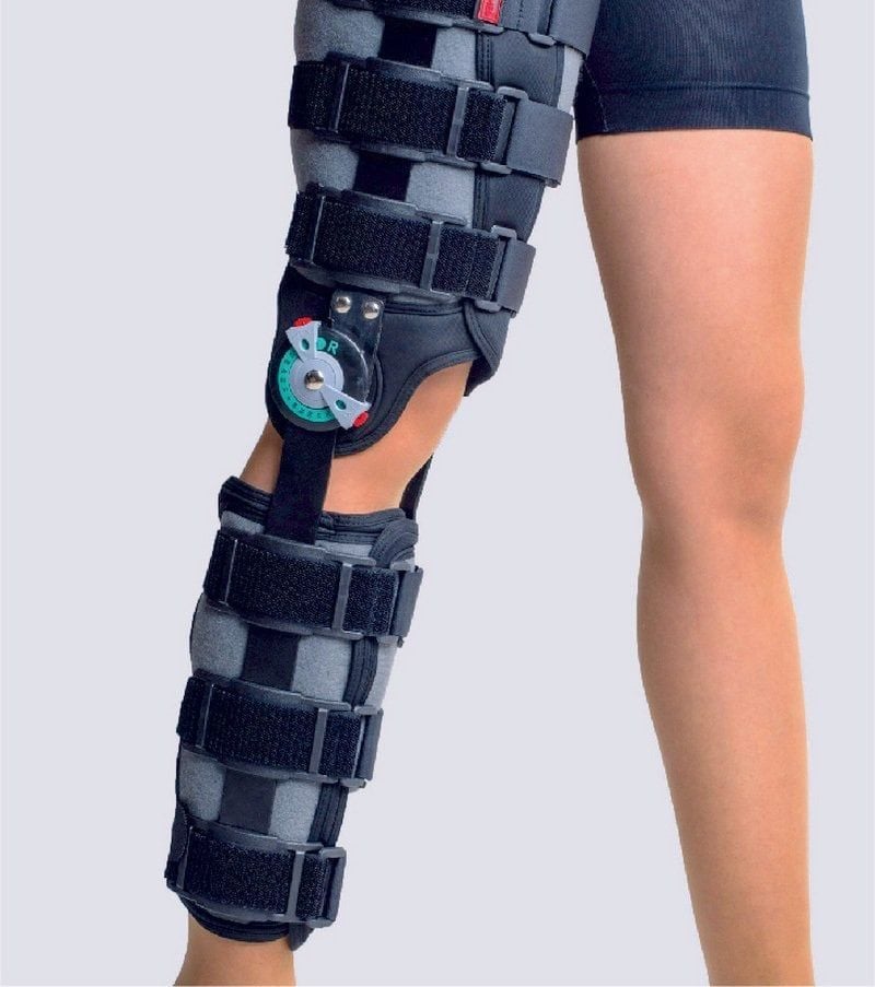 W516 Uzun Butonlu Açı Ayarlı Dizlik 58 C - Medikaltec Uzun Butonlu Açı Ayarlı Dizlik Cm