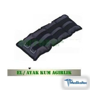 Medikaltec Kum Ağırlık Kum Torbası El Ayak Ağırlığı 0.5 kg - Görsel 1