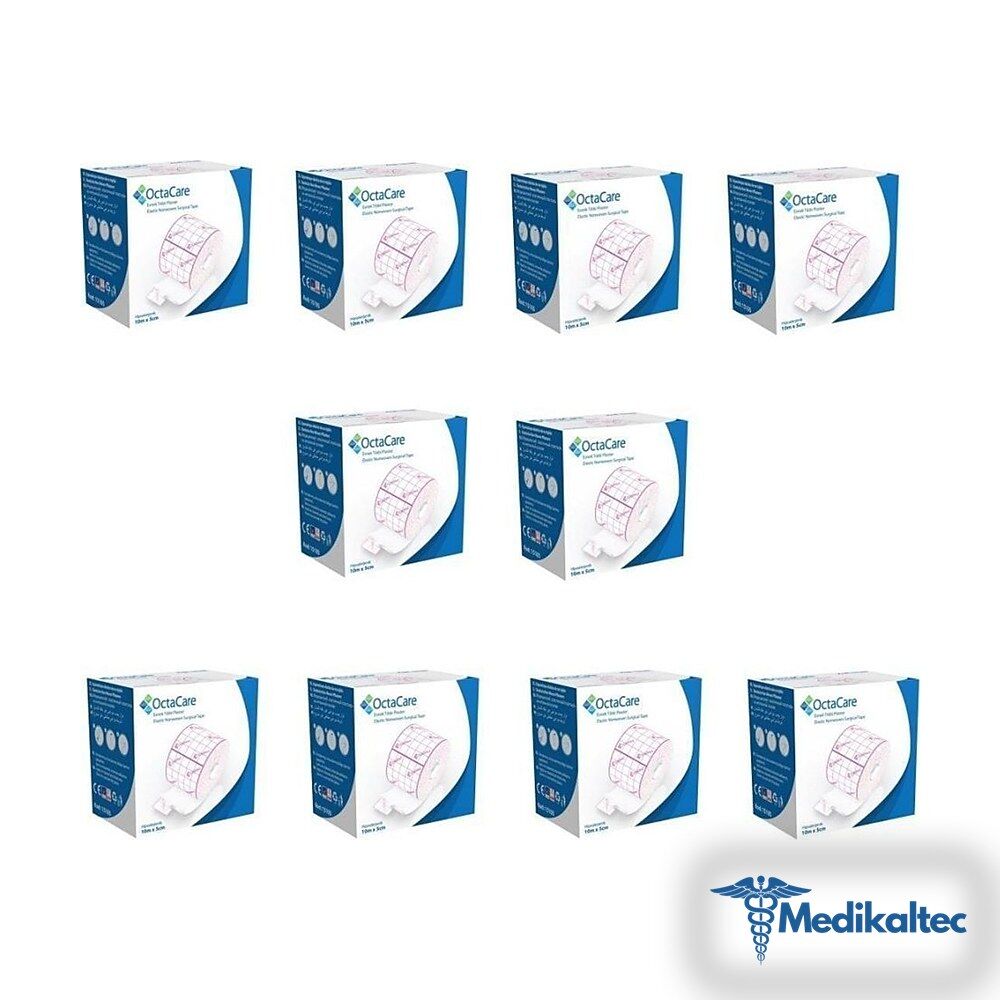 Medikaltec Esnek Sabitleme Bandı Fix Flaster Bant 10m x 5cm 120 Adet Medikaltec2322 - Görsel 1 (Ön görünüm)