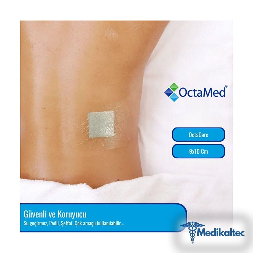 Medikaltec Su Geçirmez Şeffaf Pu Film Yara Örtüsü DÖVME ÖRTÜSÜ 9CMX10CM (10 LU PAKET) Medikaltec2325 - Görsel 1 (Ön görünüm)